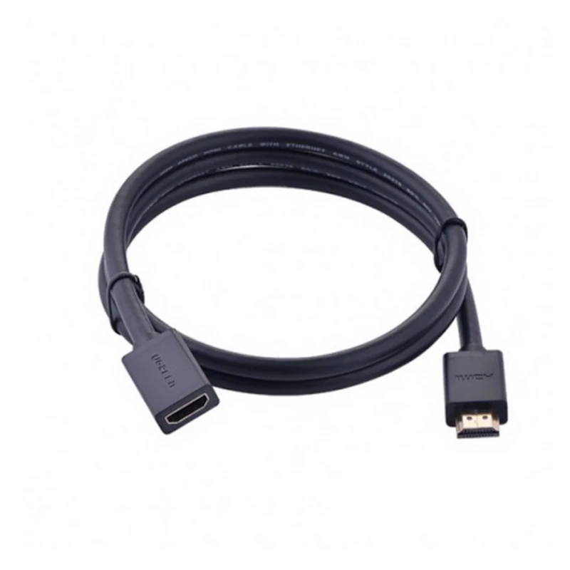 Cable Hdmi Macho A Hembra 3M Negro Hd107 Ugreen