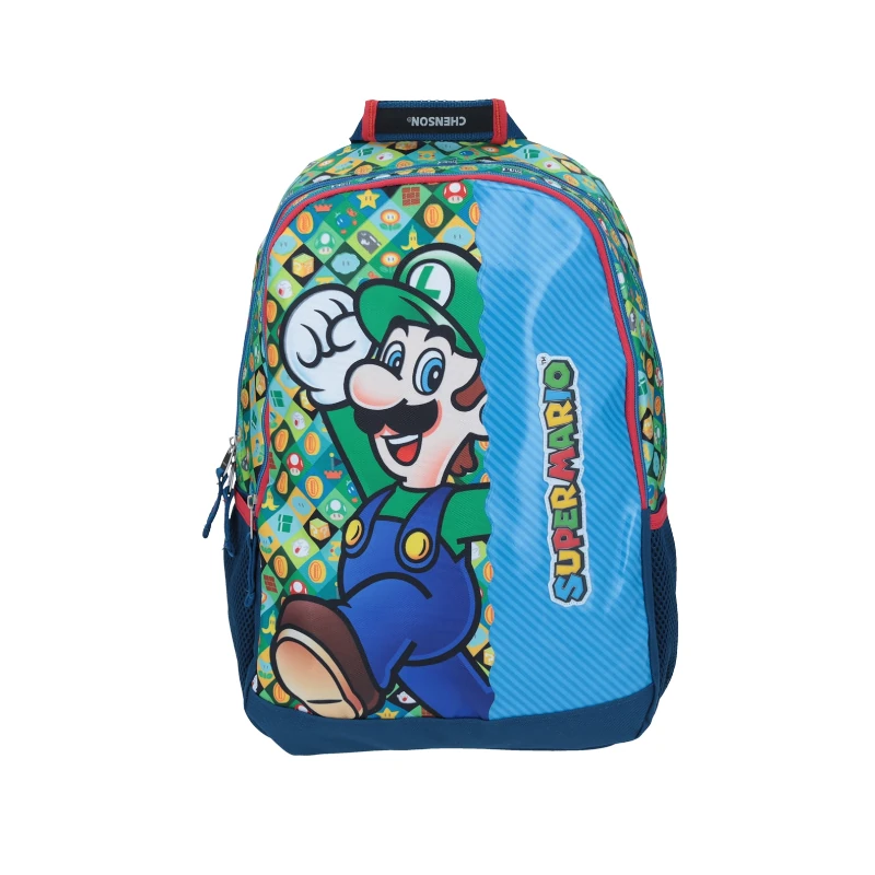 Mochila Grande Mario Bros Mb63641-g