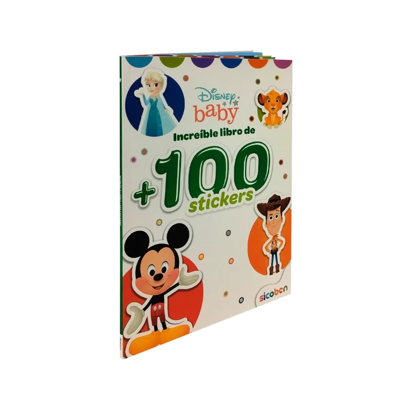 Libro De Actividades 100 Stickers Disney
