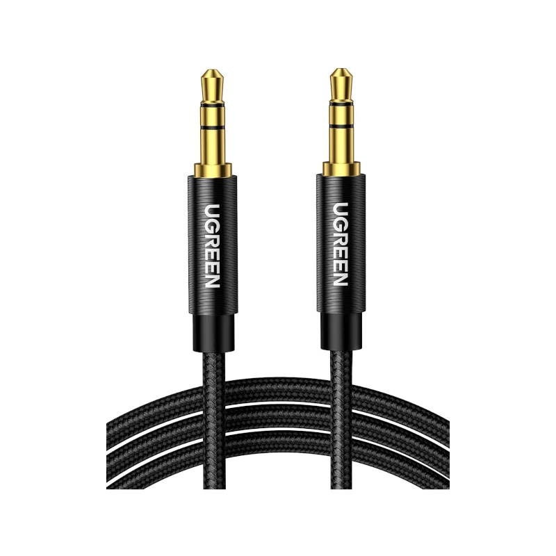 Cable Audio 3.5 Macho A 3.5 Macho 1M Negro Ugreen