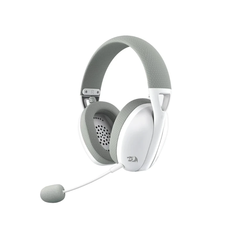 Audifono Redragon Gaming Ire Pro Inalambrico 7.1 Blanco-Grisl C/Microfono H848G