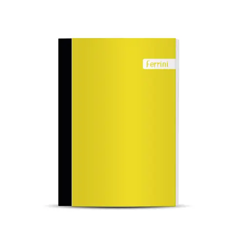 Cuaderno Cosido Gde 200 Pag D-Linea Amarillo Ferrini