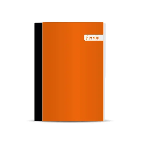 Cuaderno Cosido Gde 200 Pag D-Linea Col Naranja