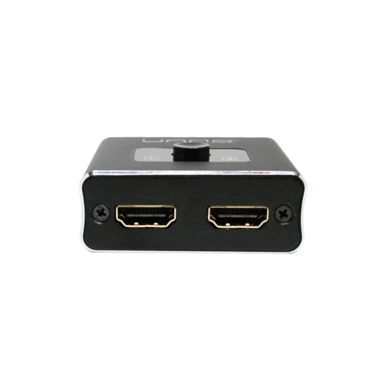 Switch 2 Puertos 4K Hdmi Hb1201Bk Unno