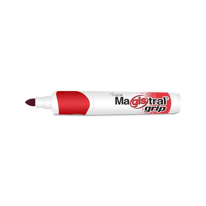 Marcador Para Pizarra Azor Magistral Rojo Grip