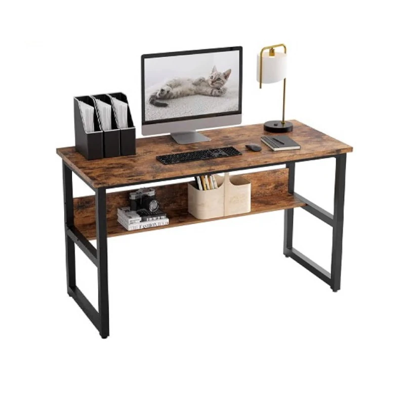 Escritorio 47  H Cafe Rustico Ferrini 2 Niveles 120x60x75cm