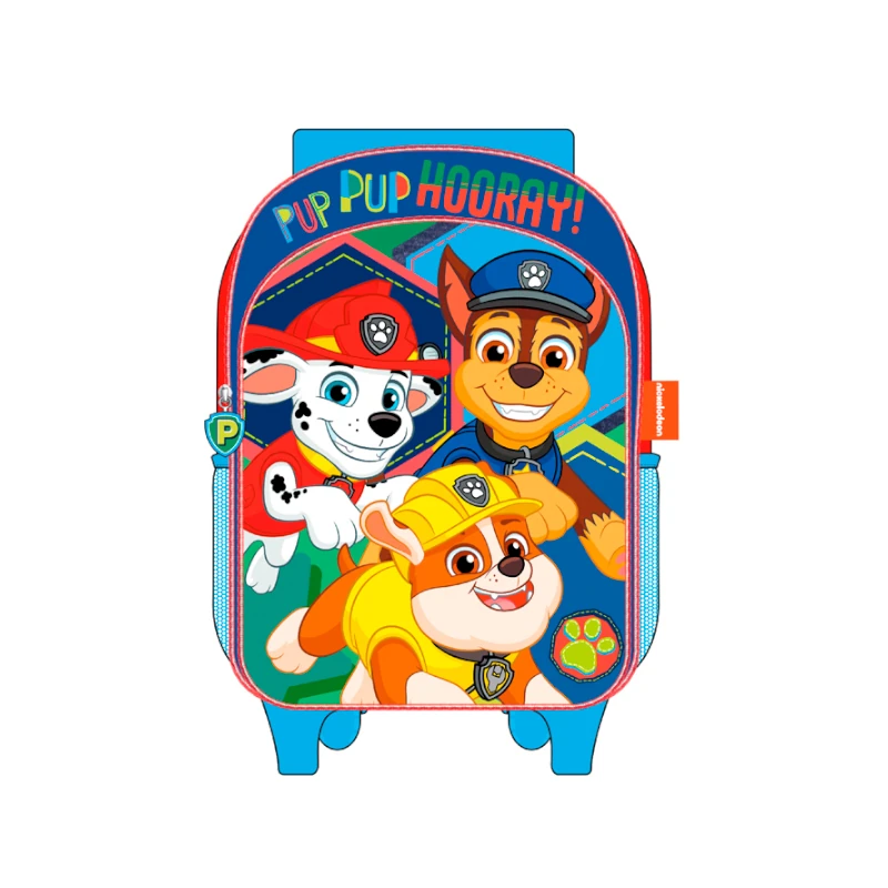 Mochila Con Rodos Mini Paw Patrol Pup Pup