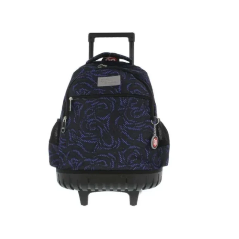 Mochila Con Rodos Denim 18  Diseños Base Plast