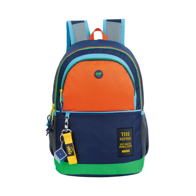 Mochila 16  Energy Rubik Con Llavero Y Bolsillo  Laptop