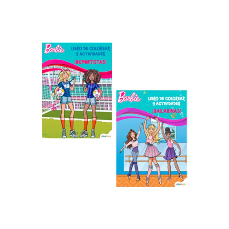 Libro De Actividades Colorea Surtido Barbie