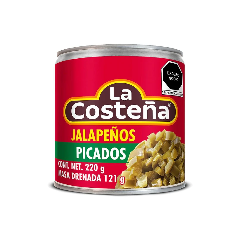 Chile Jalapeño Picado La Costeña 220gr
