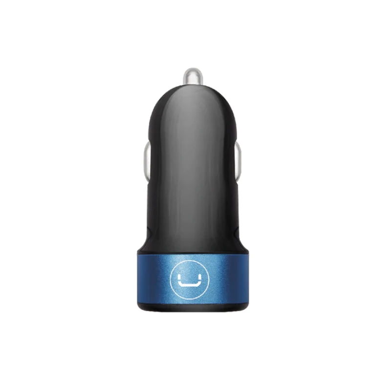 Cargador Usb 2.1A Para Carro 2Usb-A Negro Unno