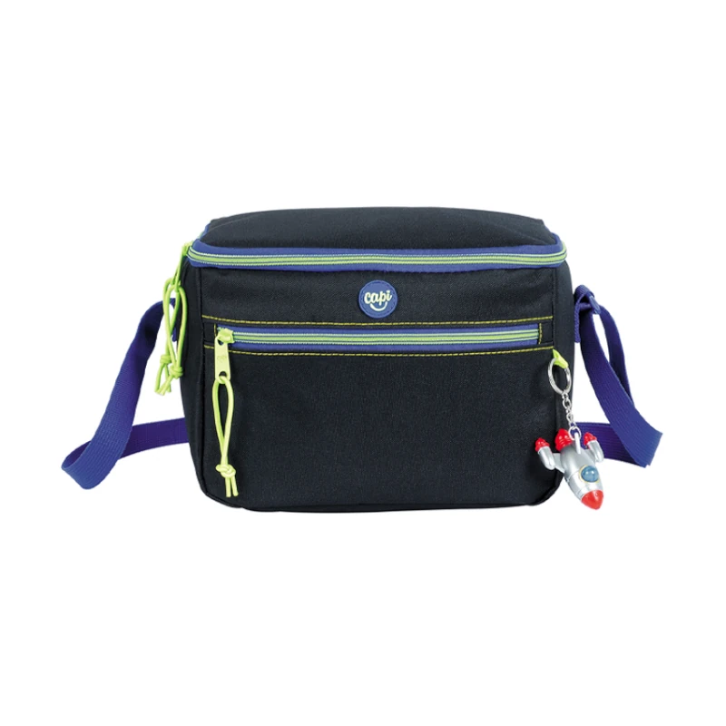 Lonchera Energy Rocket Negro C/Llavero