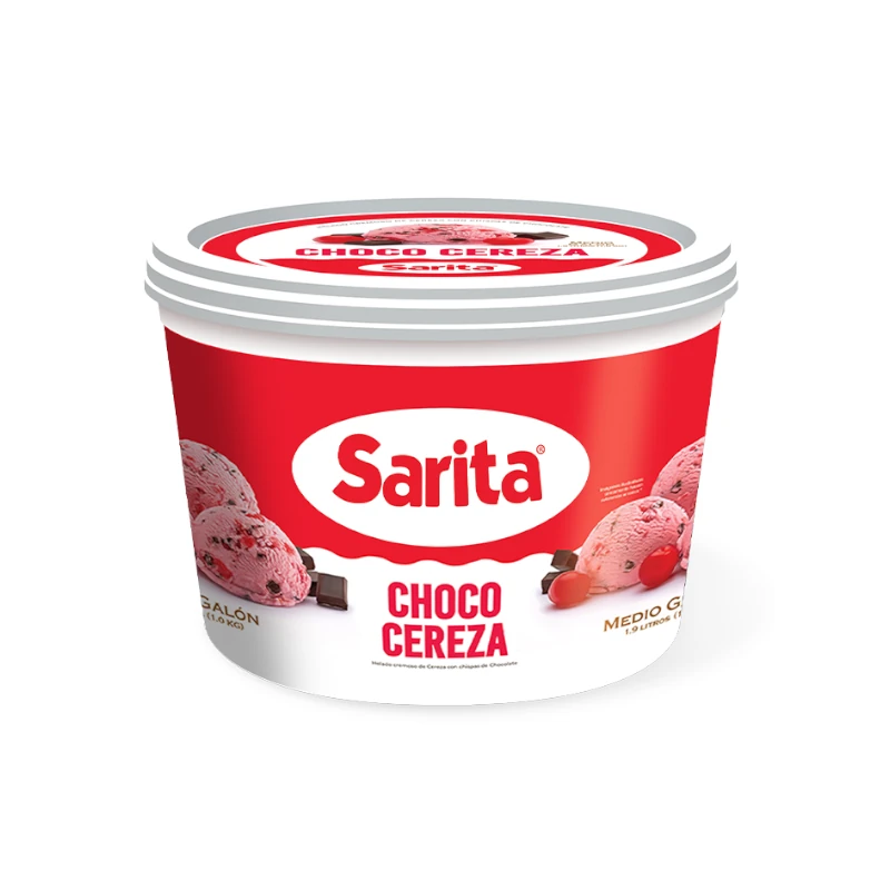 Helado Choco Cereza 1/2 Galon Sarita