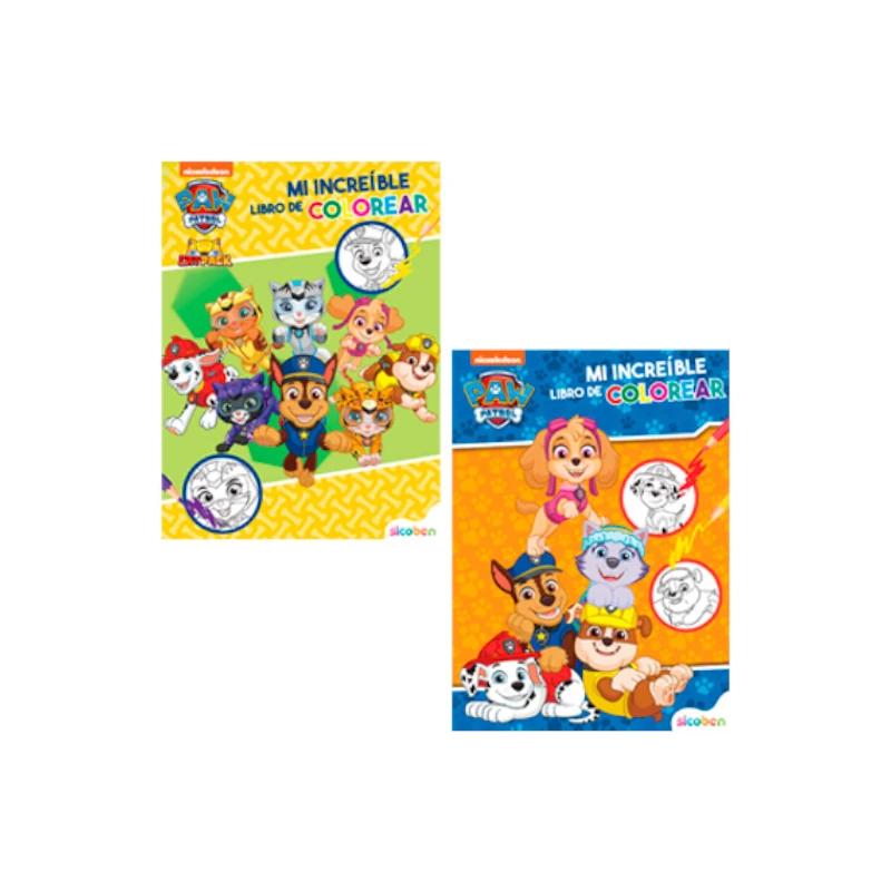 Libro De Actividades Coloreo Paw Patrol