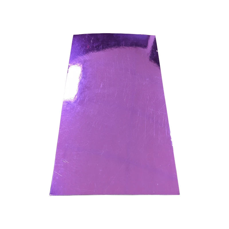 Cartulina Metalica Paquete 25 Lila 50X65Cm