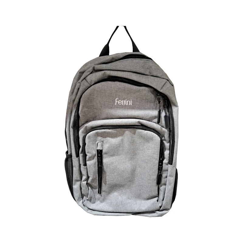 Mochila Para Computadora Portatil  15.6 Pulgadas Gris Ferrini