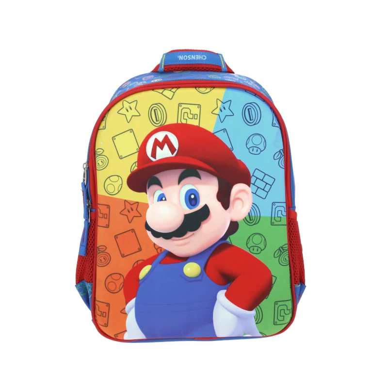 Mochila Chica Mario Bros Playba Mb65624-9