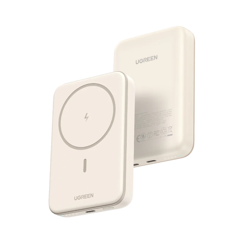 Cargador Portatil Inalambrico +Usb-c 10 000Mah Ugreen