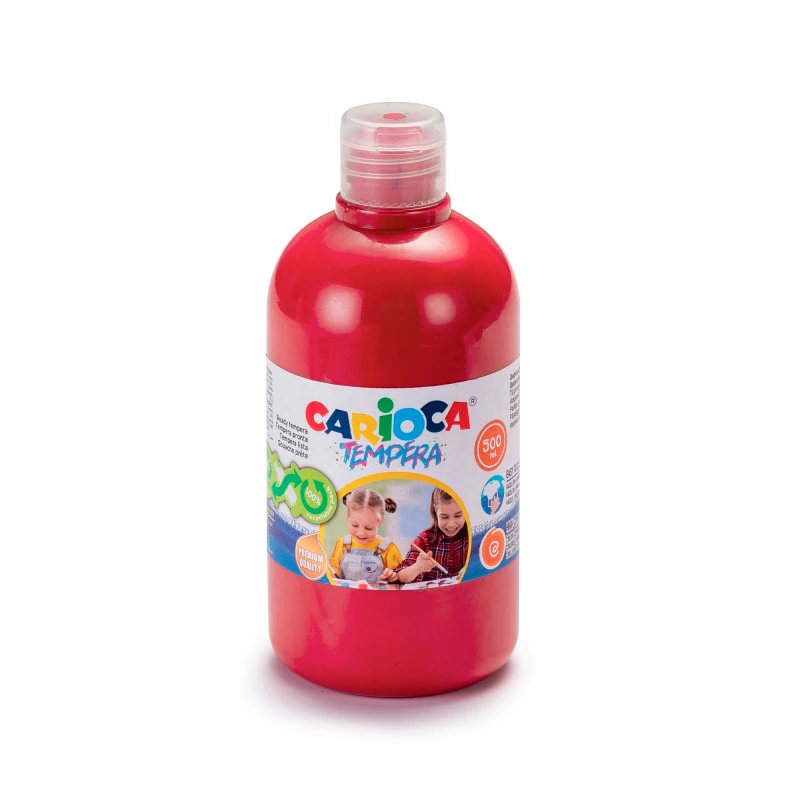 Tempera Carioca 500Ml Rojo