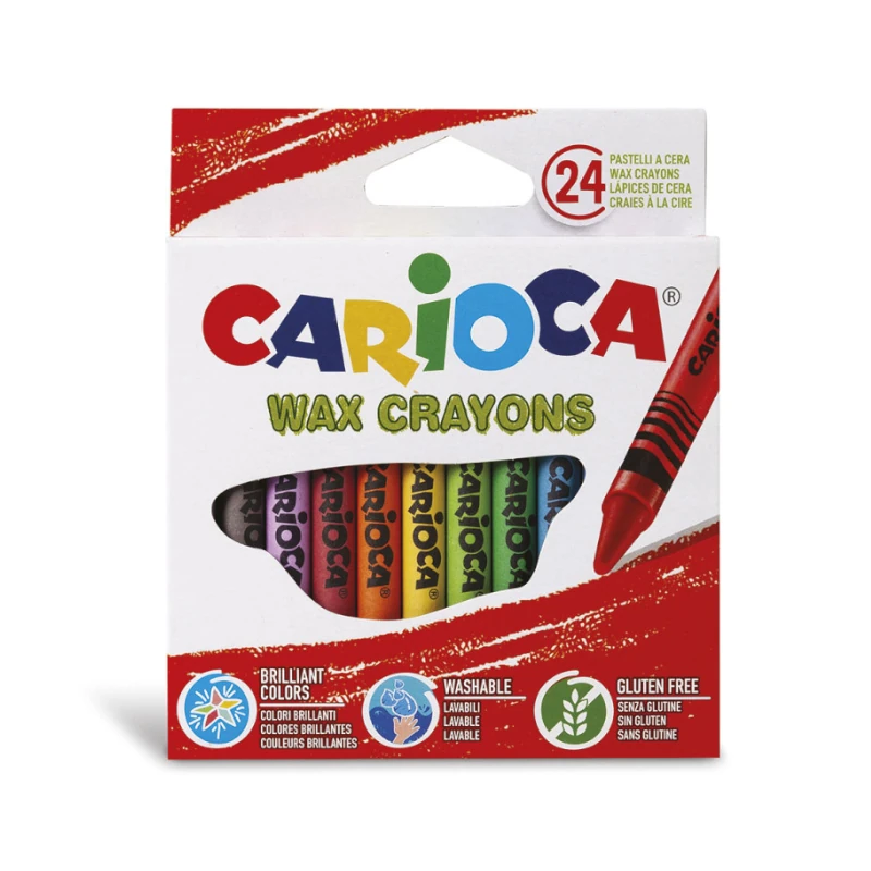 Crayon 24 Colores Lavable Carioca