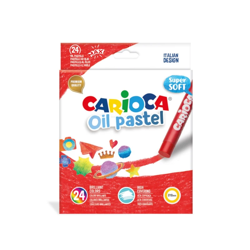 Pasteles Oleo Carioca 24 Colores