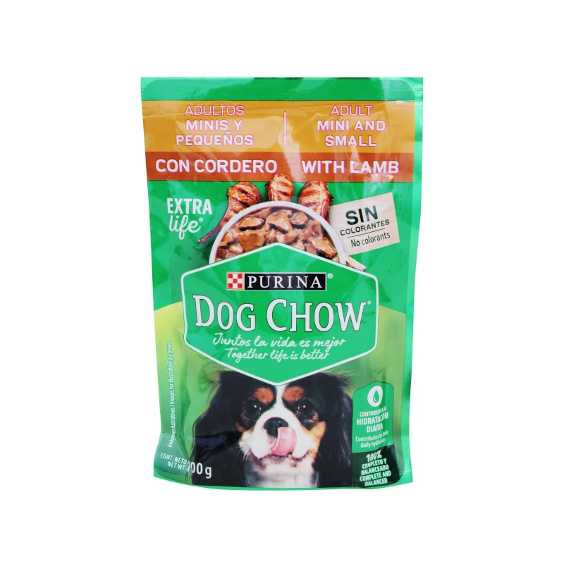Comida P/Perro Dog Chow Adulto Mini Cordero Purina Bolsa 100Gr