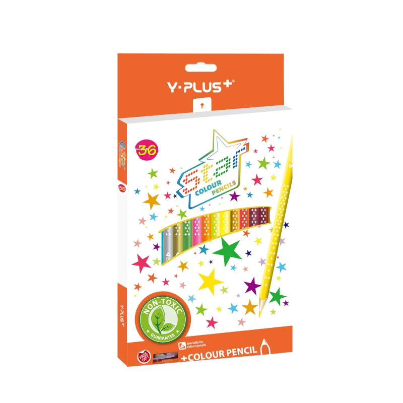 Lapiz Color Largo Colores36 Y-Plus Star