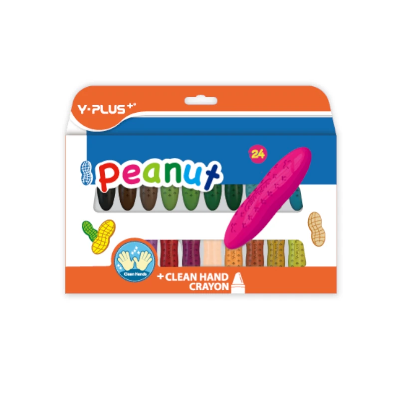 Crayon 24 Colores Y-Plus Peanuts Lavable