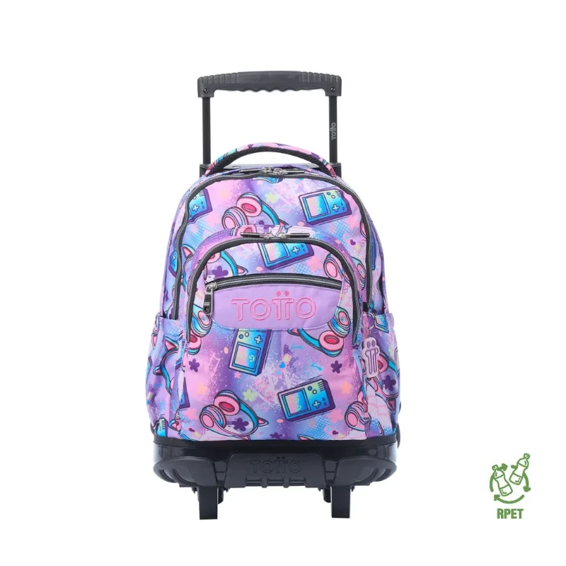 Mochila Totto Con Rodos Bomper Renglon 4Qh