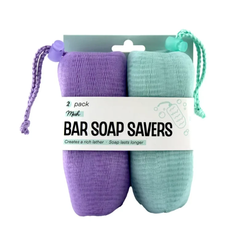 Esponja De Baño Para Ahorro Jabon En Barra 2 Piezas