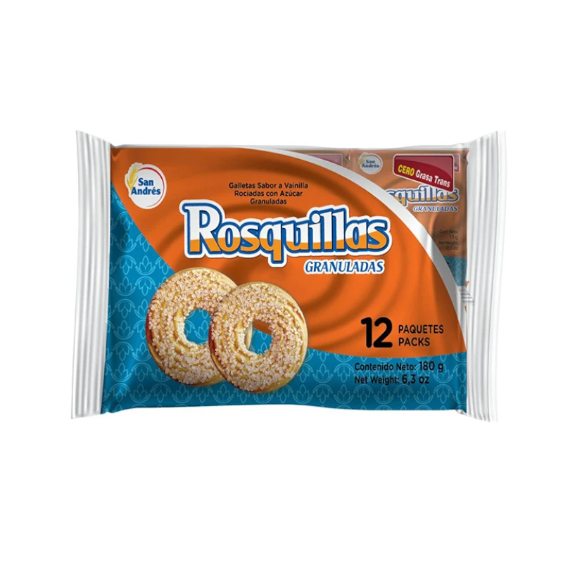 Galleta Rosquillas Granuladas Pqt12 180gr