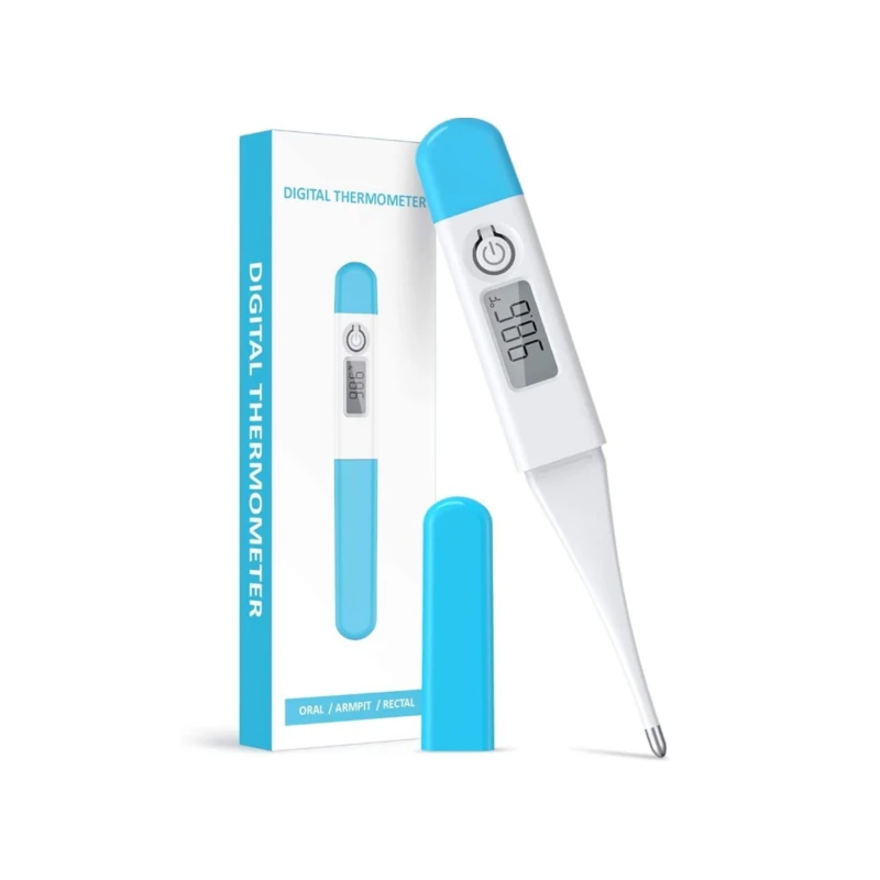 Termometro Digital Para Uso Oral  Axilar Y Rectal 360Grados