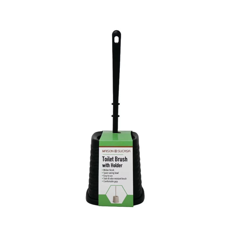 Cepillo Para Sanitario Con Base Color Negro