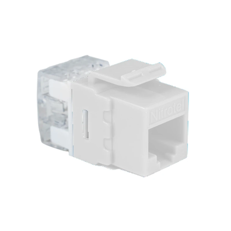 Modulo Jack Rj45 Cat6 Nitrotel Blanco