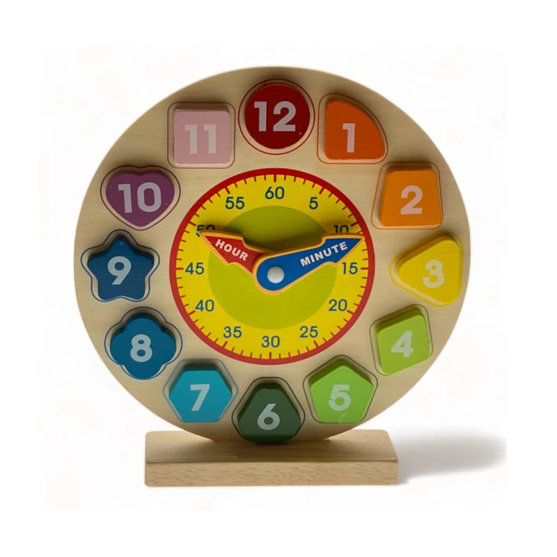 Rompecabeza Madera Reloj Redondo Merletto