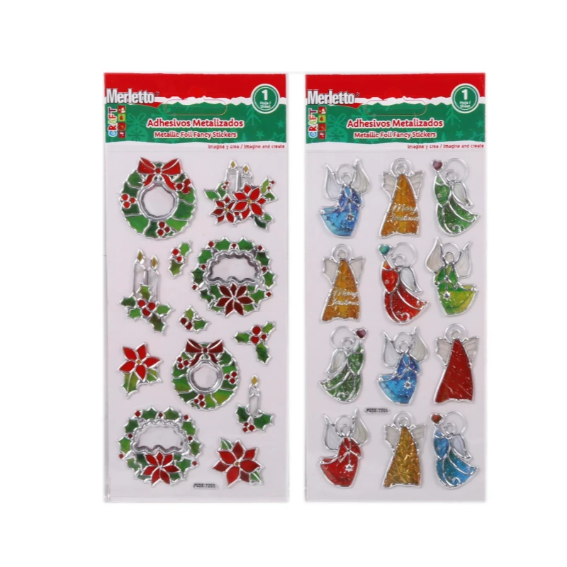 Calcomania Merletto Navideñas Surtido