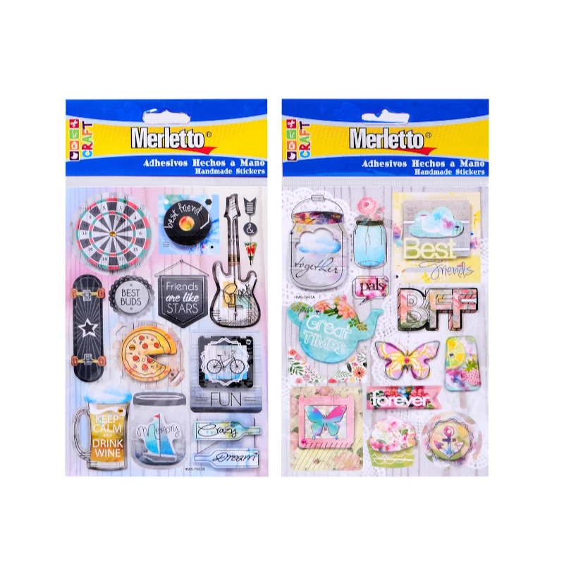 Calcomania Merletto Hechos a Mano Surtido