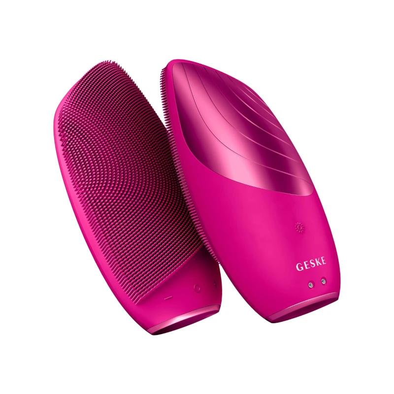 Cepillo Facial Termo Sónico 6en1 Rosa Geske