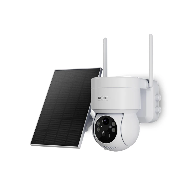 Camara Inteligente Para Exterior Wifi Con Panel Solar Night Vision Motorizada Nexxt