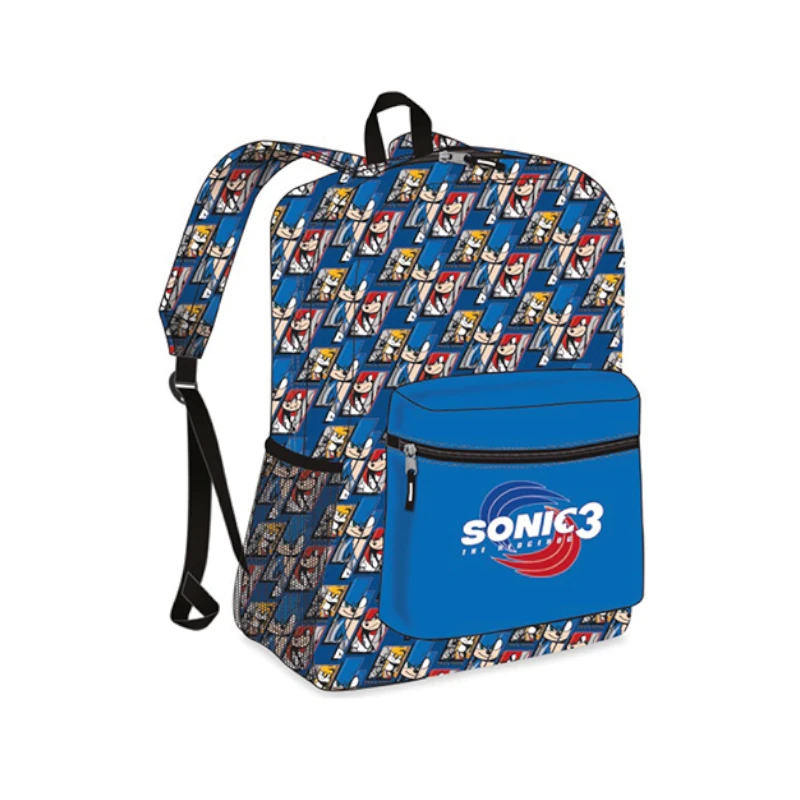 Mochila Sonic 17  Full Print Con Bolsillo Para Laptop