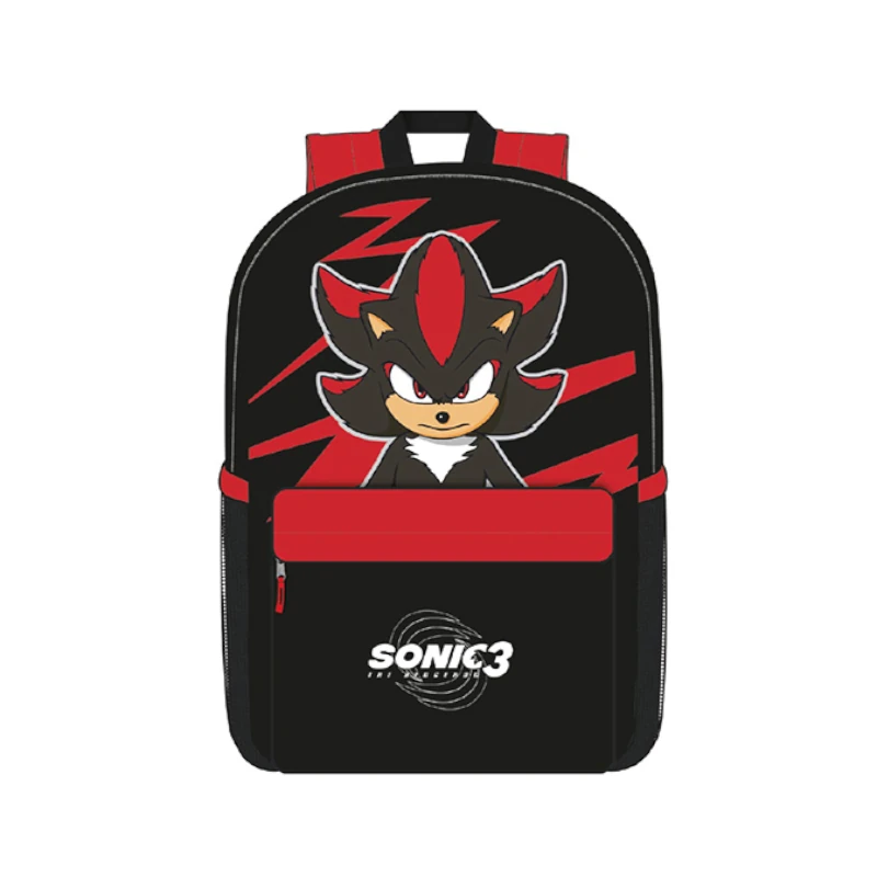 Mochila Sonic 17  Shadow The Hedgehog  Print Con Bolsillo Para Laptop