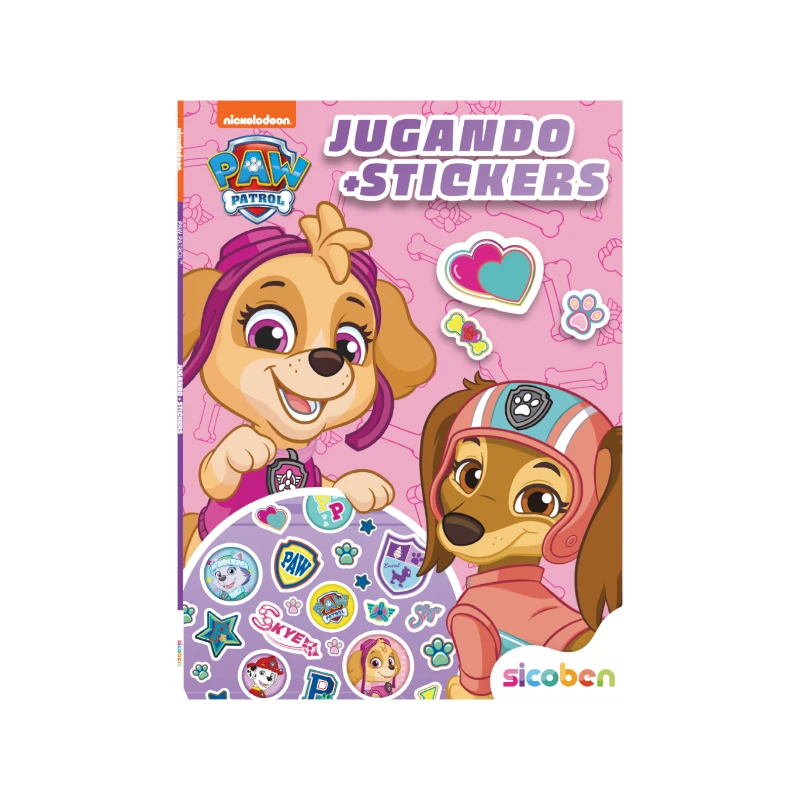 Libro De Actividades Jugando Paw Patrol Con Stickers