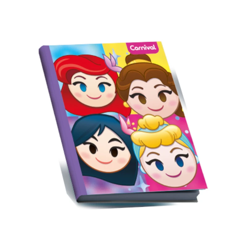 Cuaderno Cosido Licencia Emoji Princesas Grande 200 Pag
