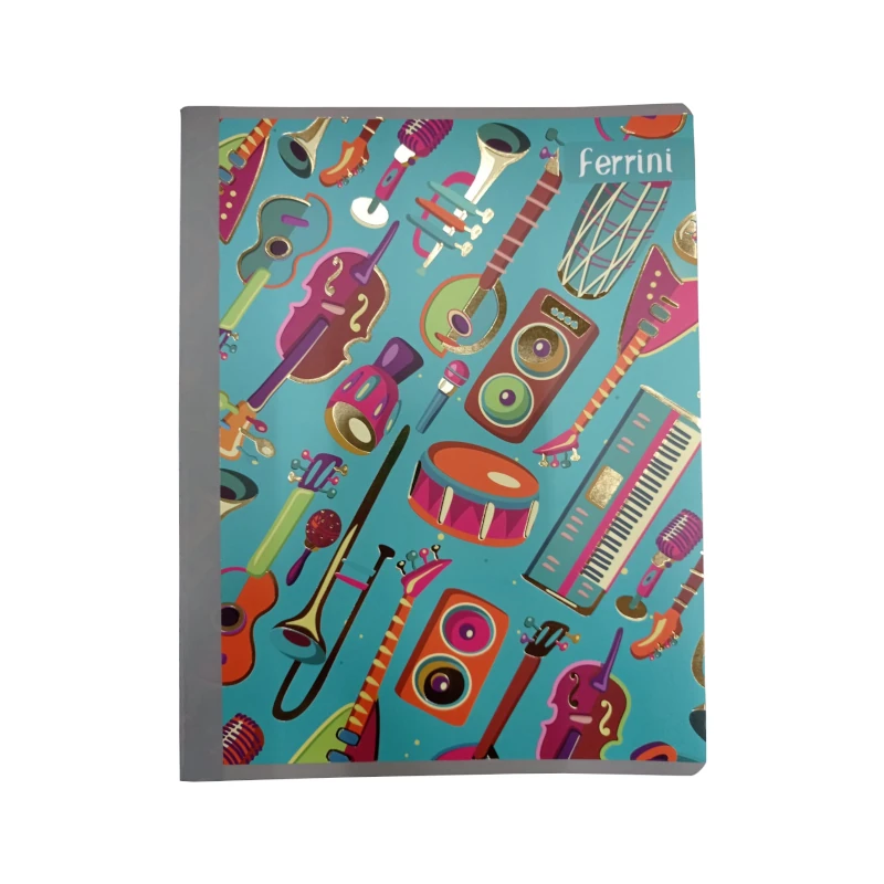 Cuaderno Cosido Grande 200 Paginas Ferrini Foil Masculino