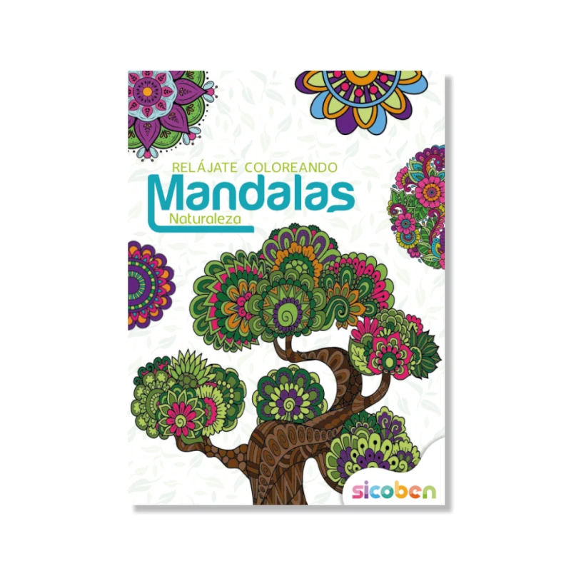 Libro De Actividades Mandalas Animales/Tatuajes Surt 24 Pag