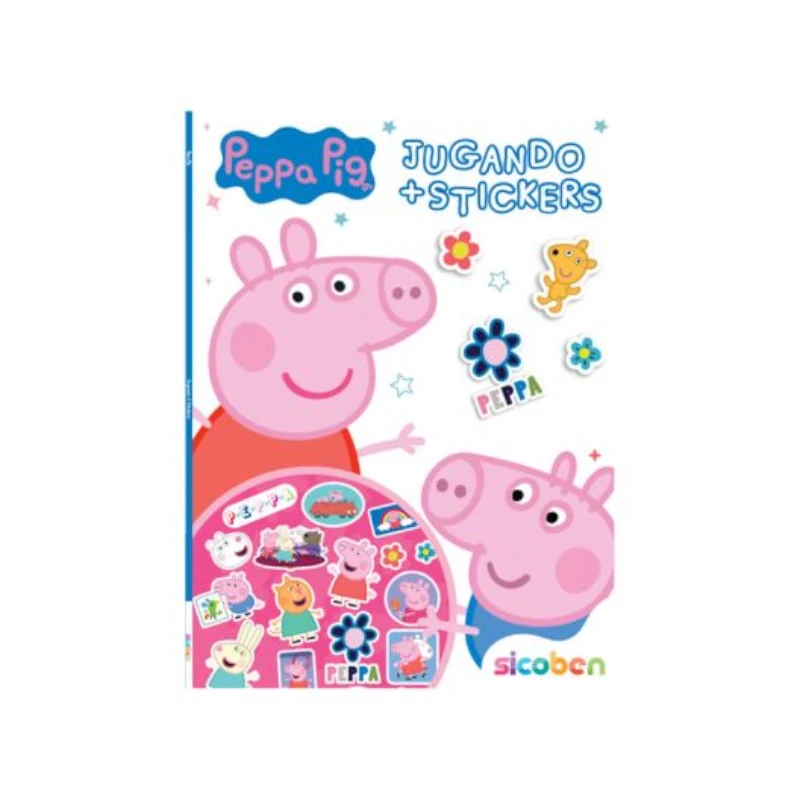 Libro De Actividades Jugando Peppa Pig Con Stickers