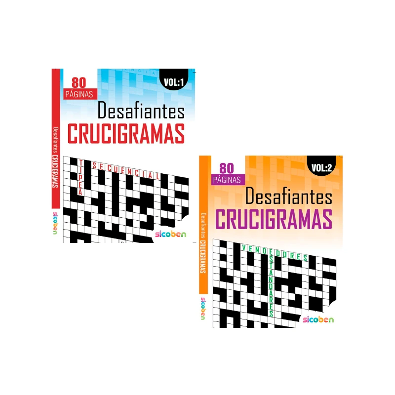 Libro De Actividades Desafiantes Crucigramas