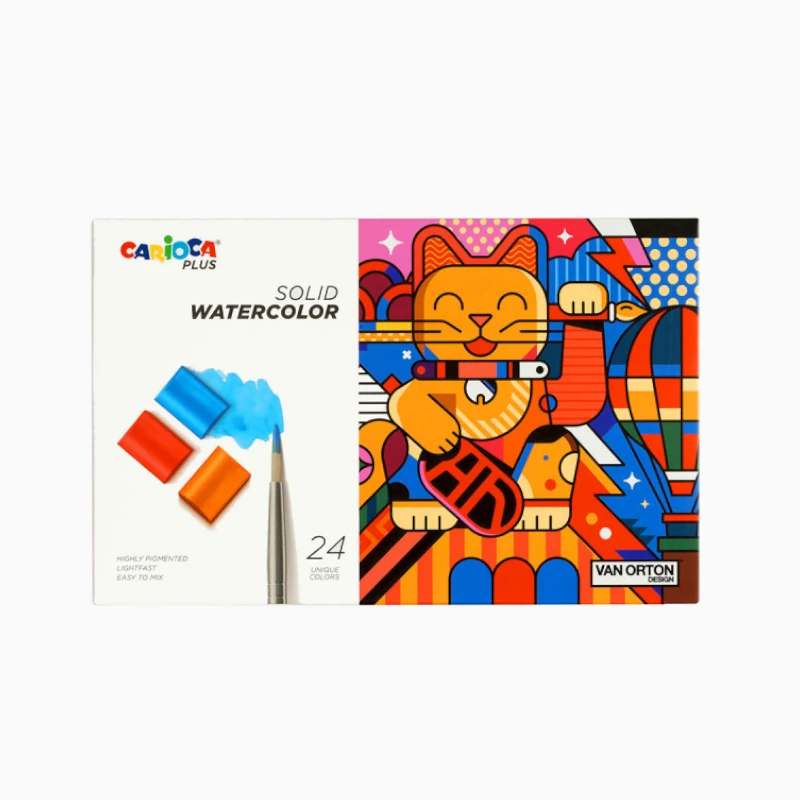 Acuarela 24 Colores Carioca + Pincel Blister