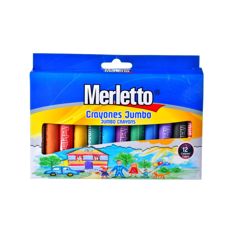 Crayon Paquete 12 Jumbo Merletto